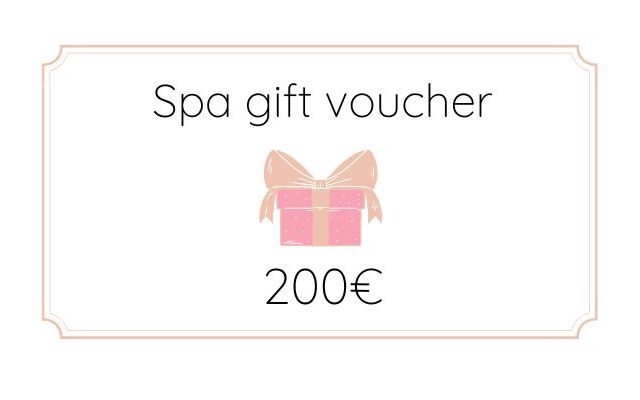 Spa gift voucher