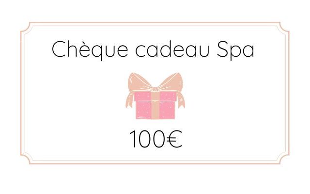 Chèque cadeau Spa