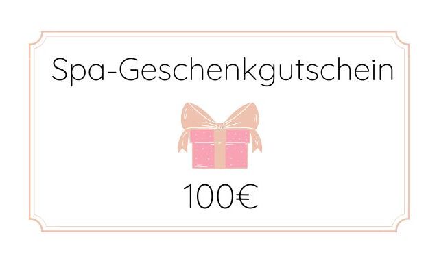 Spa-Geschenkgutshein