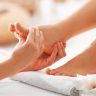 Foot reflexology with spa access